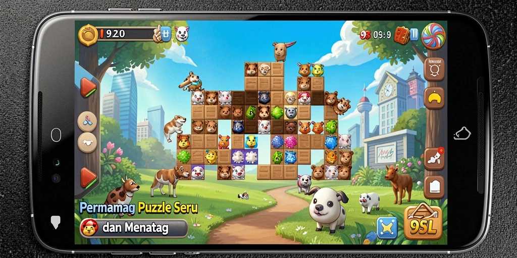 Tampilan menarik dari gameplay 9SL yang menantang.