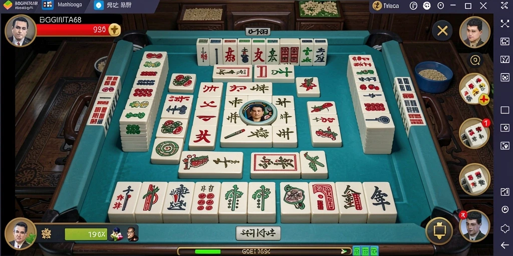 Screenshot gameplay BAGINTA168 yang menampilkan aksi seru Mahjong.