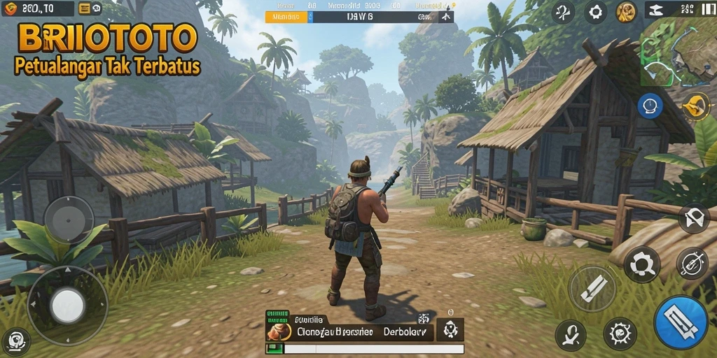 Menampilkan gameplay menarik di dunia terbuka BRIOTOTO.