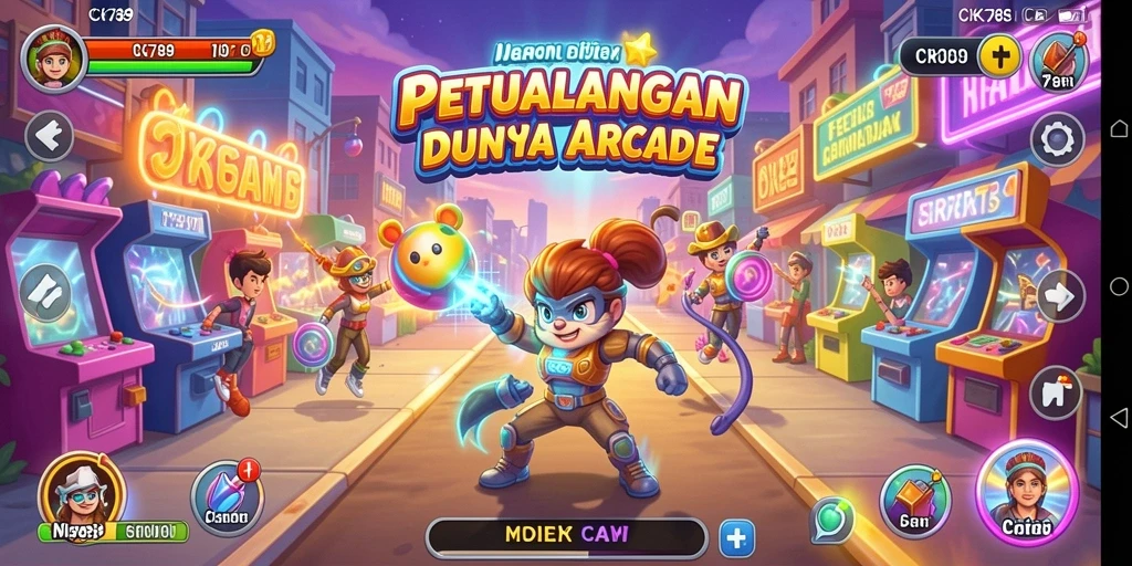 Tampilan gameplay menarik dan menantang di CK789.