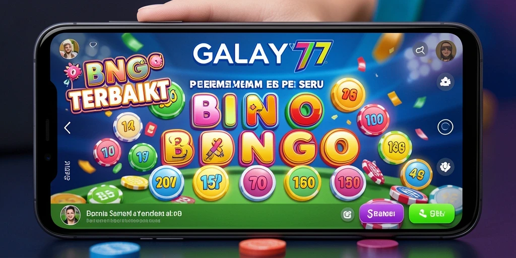 Tampilan gameplay Bingo yang seru dan interaktif di GALAXY77.