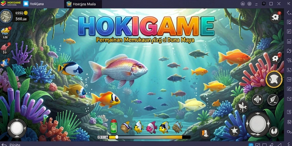 Tangkapan ikan besar di HOKIGAME dengan grafis yang menakjubkan.