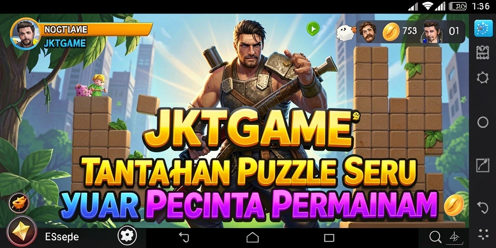Tampilan gameplay seru dengan berbagai puzzle yang menantang.