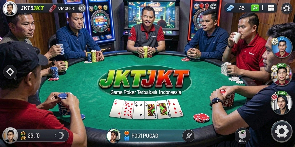 Tampilan gameplay JKTJKT yang seru dan menegangkan.