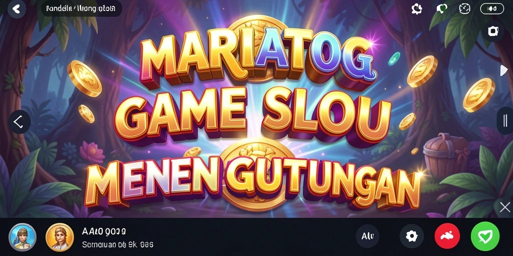 Screenshot gameplay MARIATOGL menampilkan mesin slot dengan tema yang menarik.
