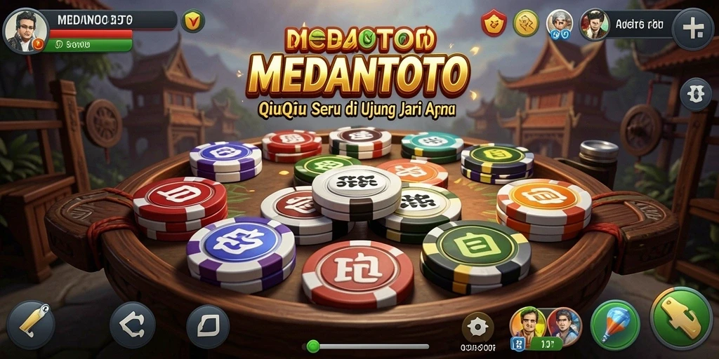 Gameplay QiuQiu seru dari MEDANTOTO dengan antarmuka yang menarik.