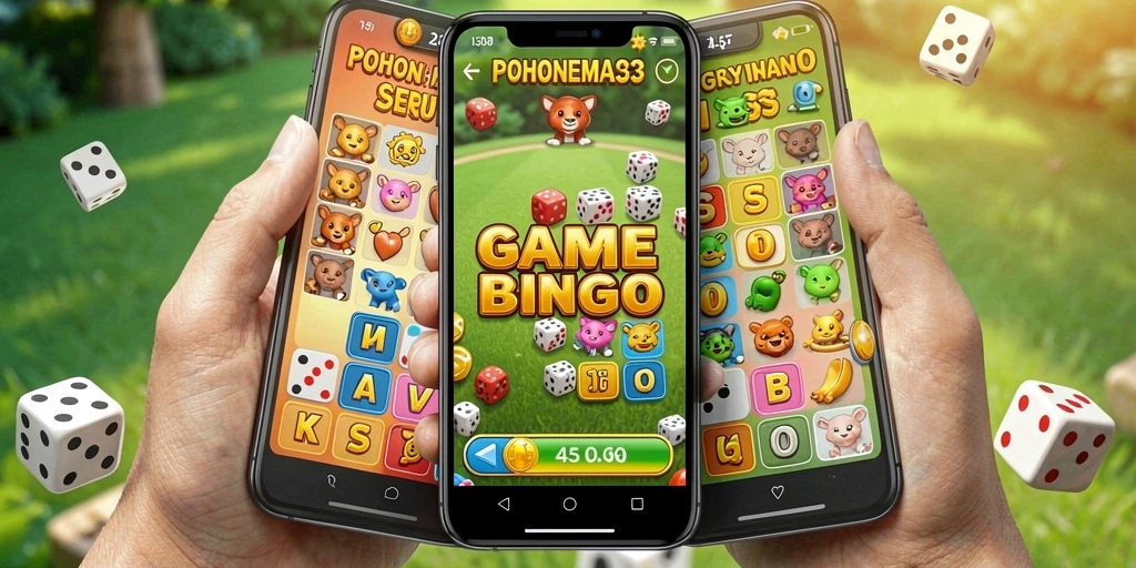 Tampilan permainan Bingo yang seru di POHONEMAS33.