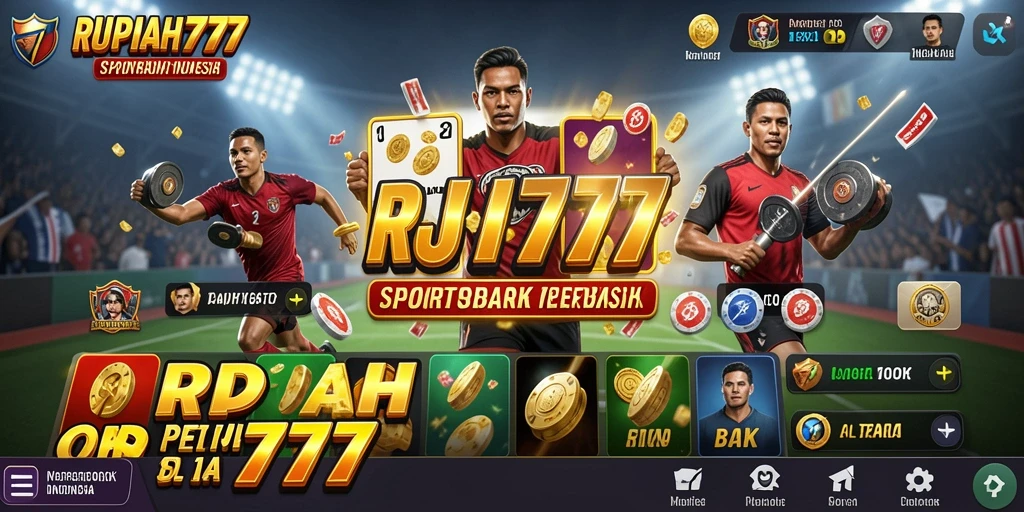 Tampilan gameplay <strong>RUPIAH777</strong> yang menampilkan fitur taruhan olahraga.