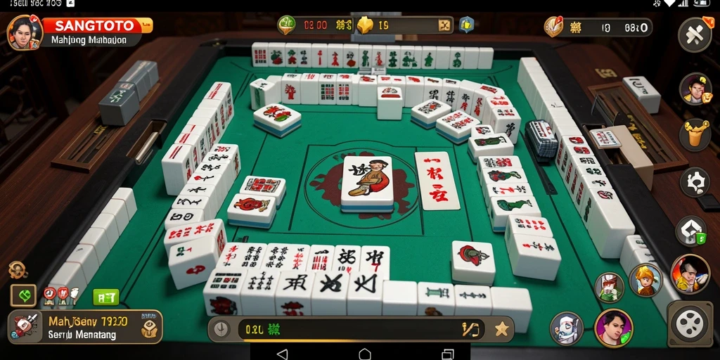 Tampilan gameplay menarik dari SANGTOTO yang penuh aksi Mahjong.