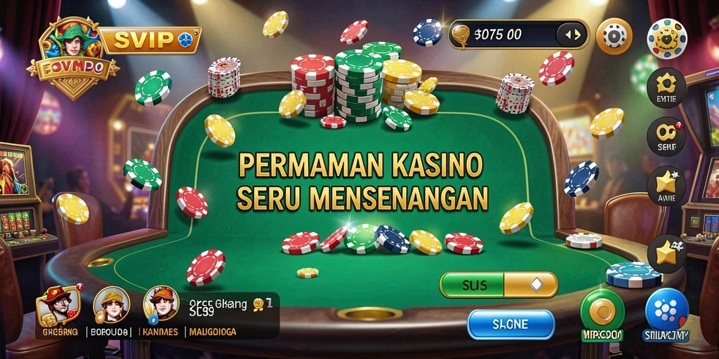 Tampilan menarik dari gameplay Kasino di SVIP9.