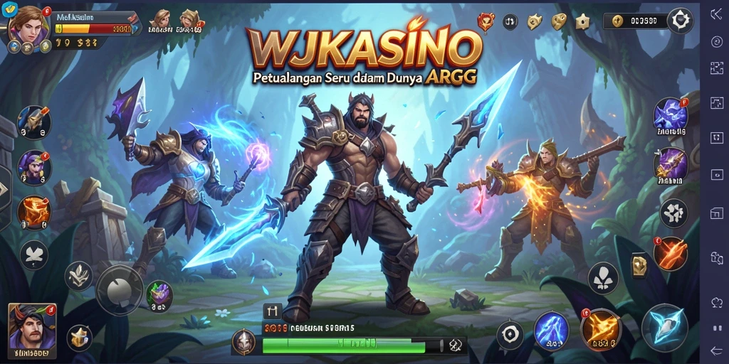 Tampilan menakjubkan dari gameplay WJKASINO yang epik.